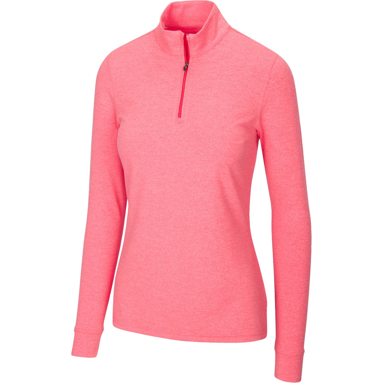 Greg Norman Women's Heathered Comfort Stretch 1/4 Zip Pullover 2021