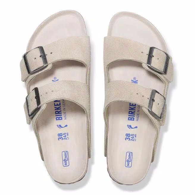 Birkenstock Arizona Soft Footbed Suede Leather Sandals