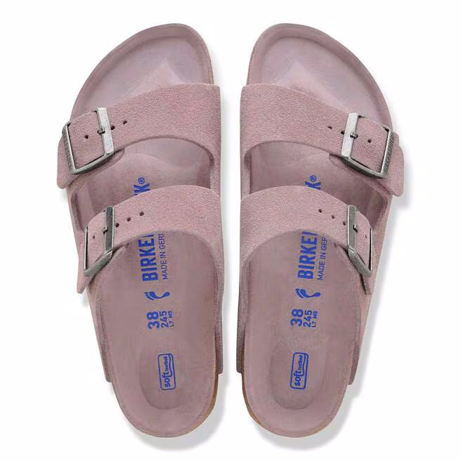 Birkenstock Arizona Soft Footbed Suede Leather Sandals