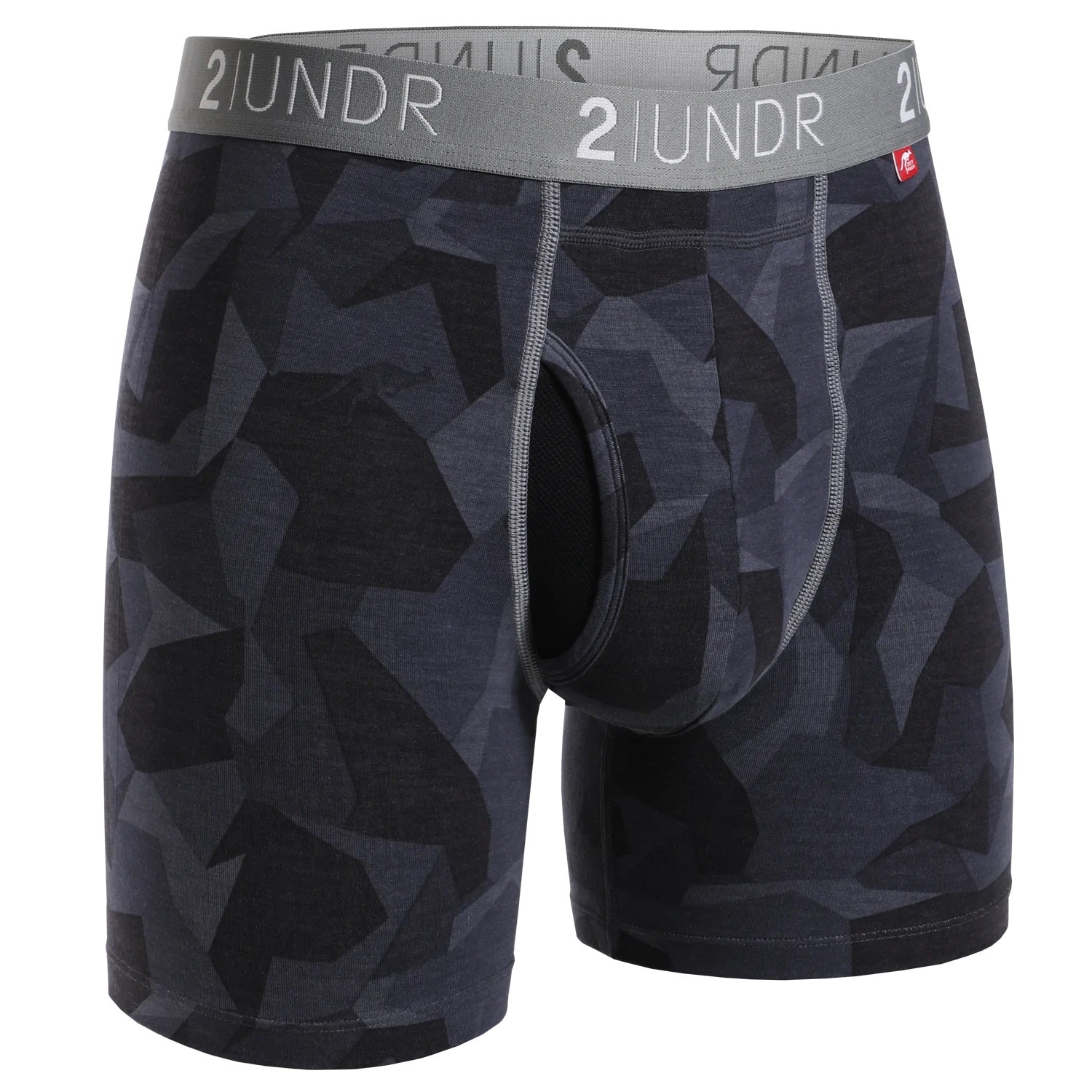 2UNDR Swing Shift - 6 Boxer Brief 2-Pack - Grey/Black