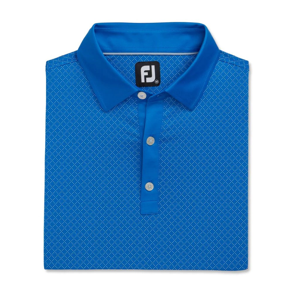 Footjoy Diamond Dot Print Polo (Previous Season Style)
