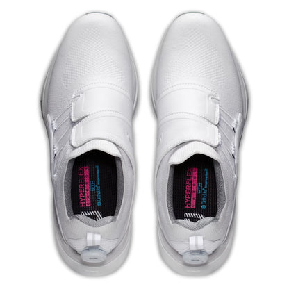FootJoy HyperFlex Carbon Boa Golf Shoes 51121 White (Previous Season Style)