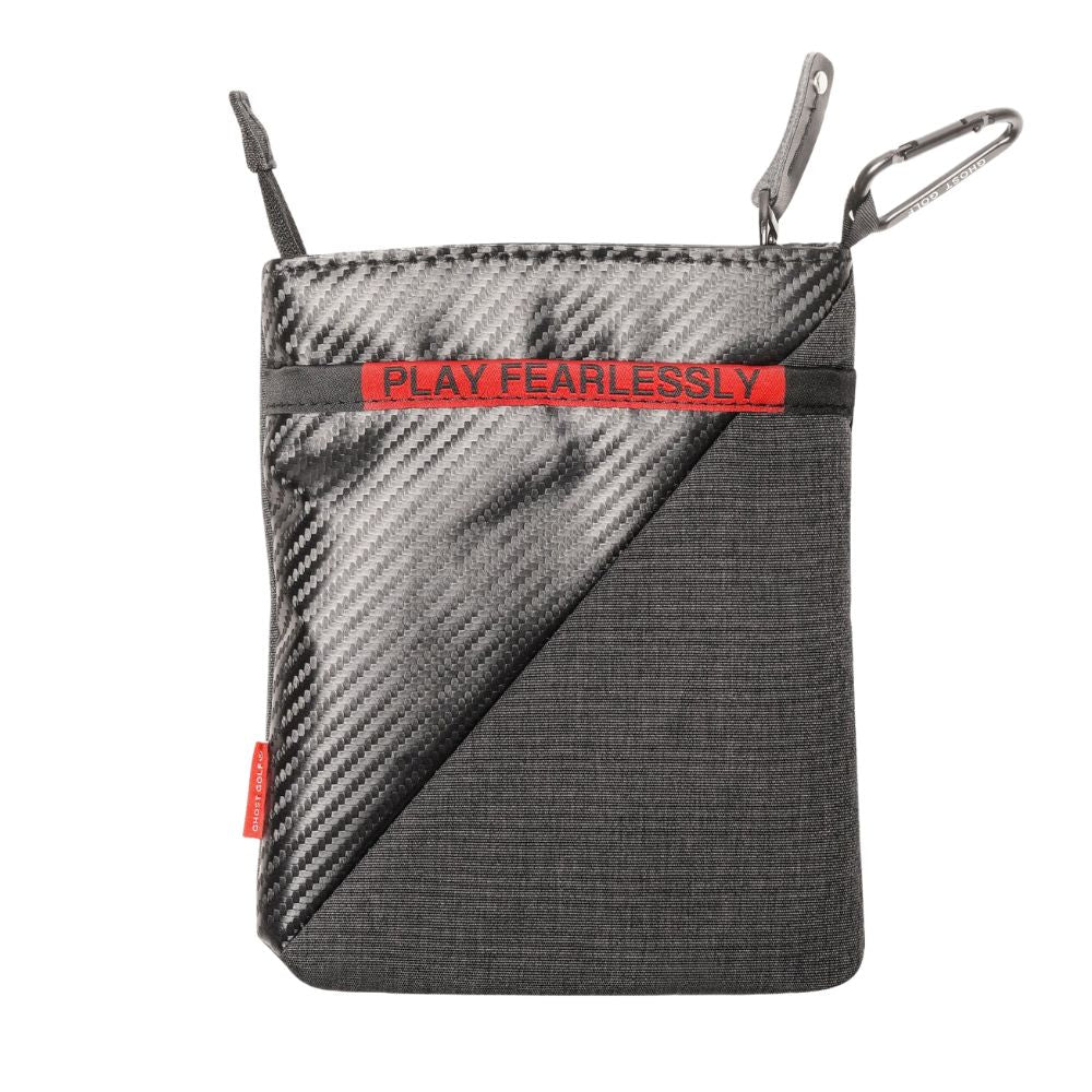 Ghost Golf Utility Pouch - Dark Gray & Carbon Fiber