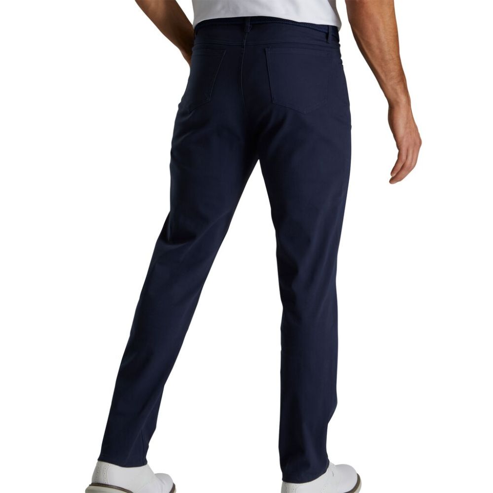 Footjoy Men's Cotton Twill 5-Pocket Pant Navy (Previous Season Style)