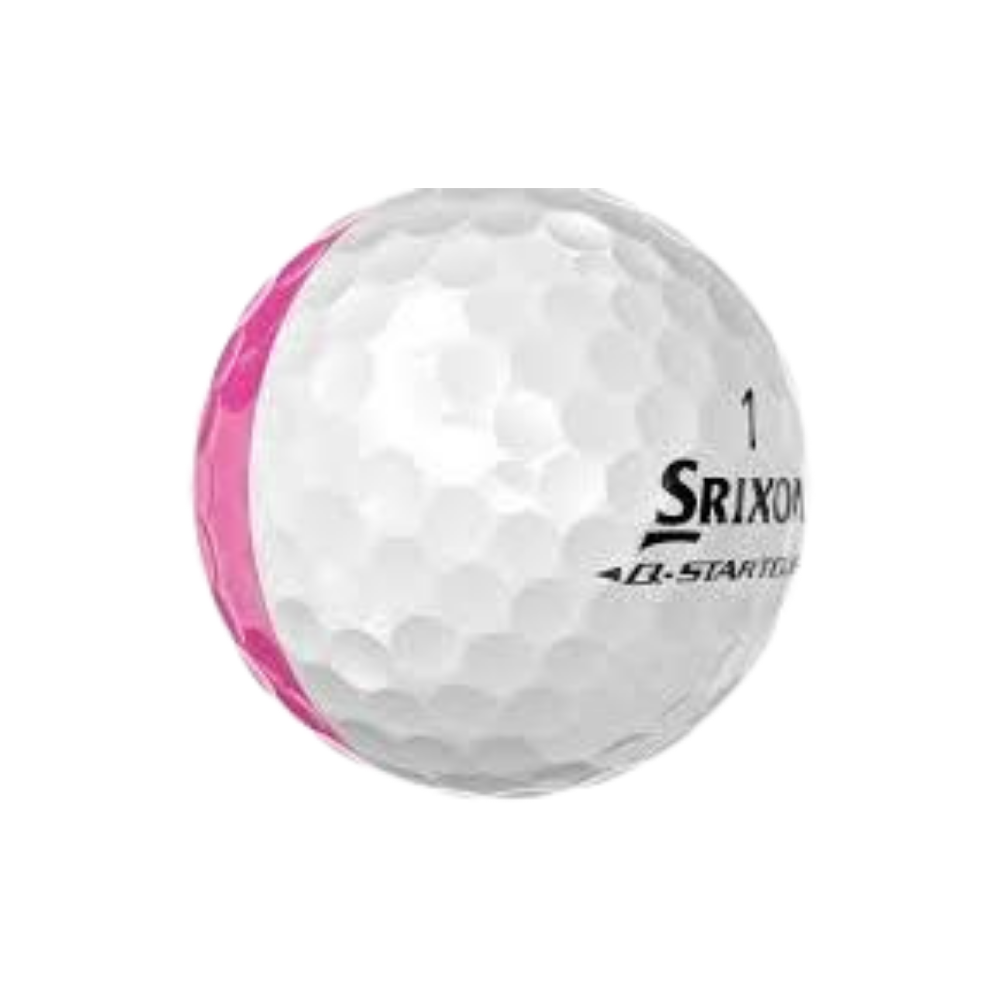 Srixon 2026 Q-Star Tour 6 Divide Golf Balls White/Pink (1 Dozen)
