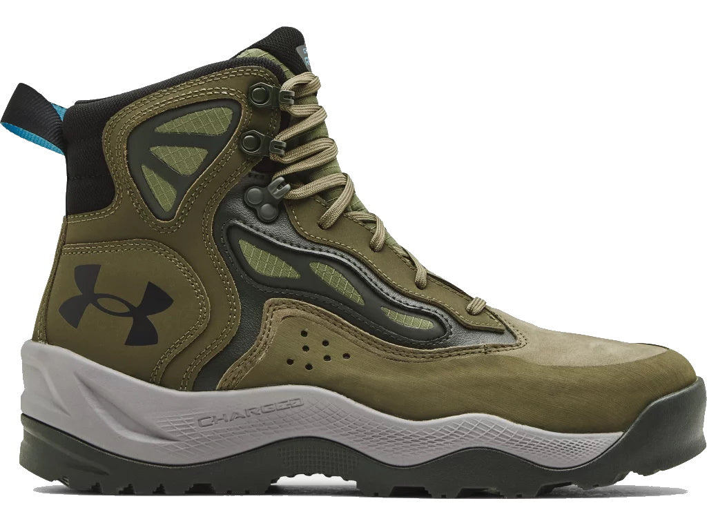 Under Armour Men's UA Charged Raider Mid Leather Waterproof Tactical B –