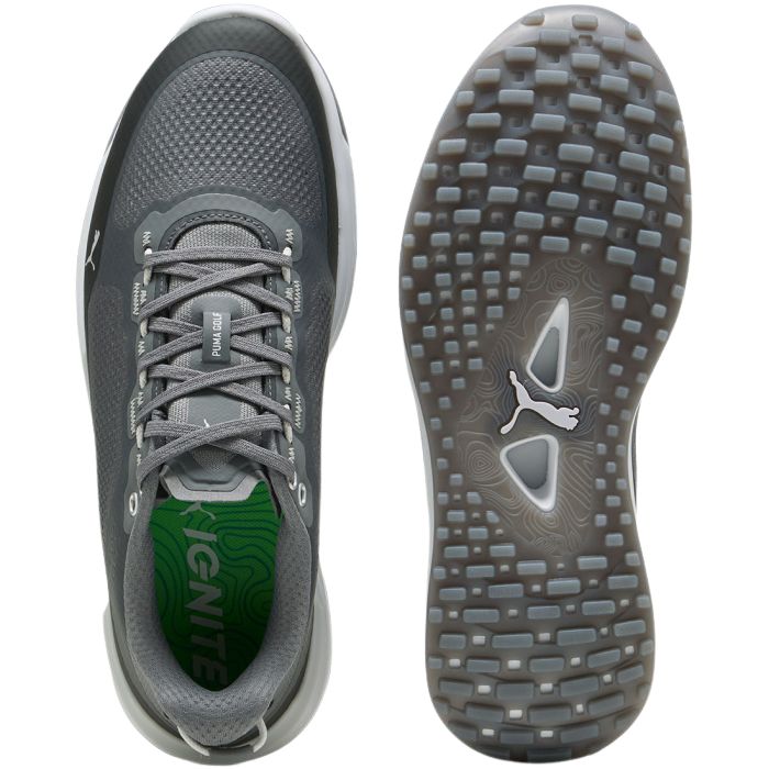 Puma Men's Ignite Elevate X Spikeless Golf Shoes - Slate Sky/Puma Black/Ash Gray