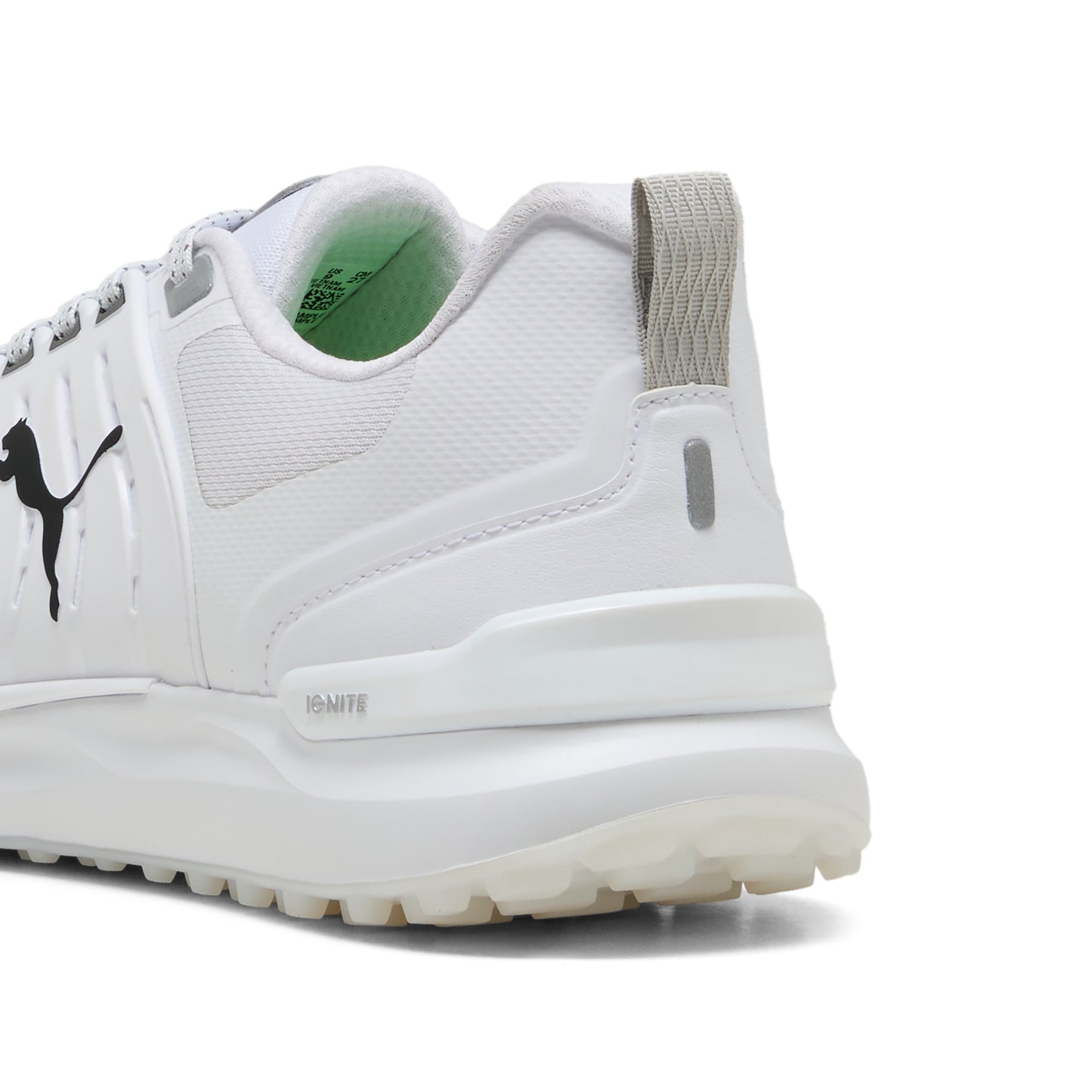 Puma Men's Ignite Elevate 2 Spikeless Golf Shoes - Puma White/Puma Black/Puma Silver