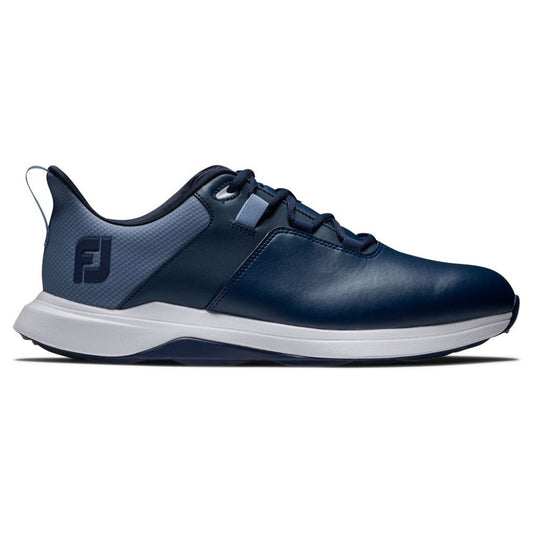 FootJoy Men's ProLite Spikeless Laced Golf Shoes - Navy/Blue/White
