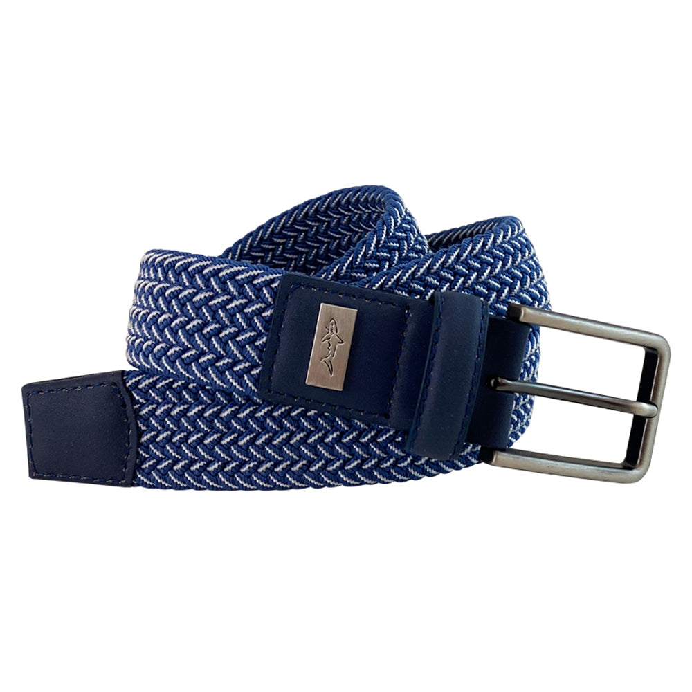 Greg Norman 35mm Two-Toned Braided Stretch Belt 