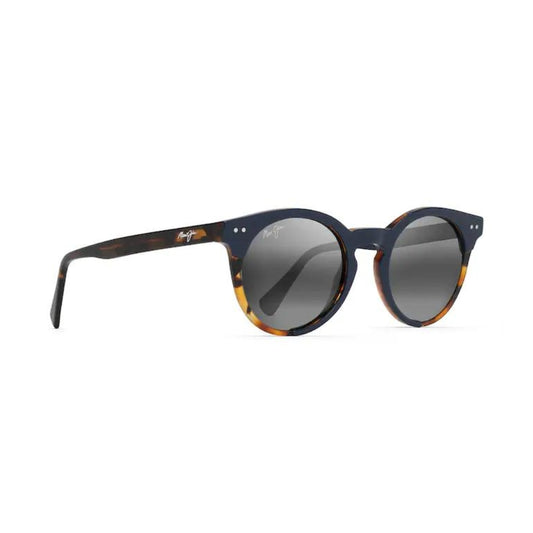 Maui Jim Upside Down Falls Polarized Sunglasses Navy Frame Neutral Grey Lens