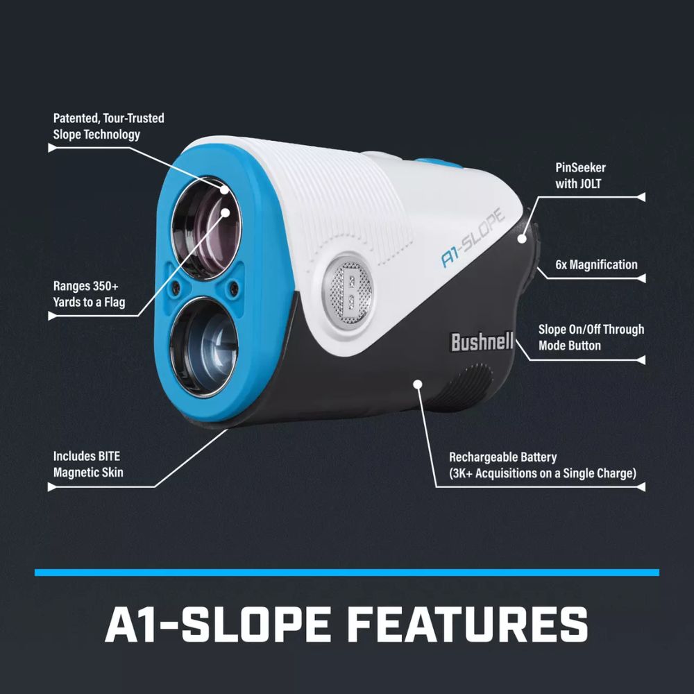 Bushnell A1-Slope Laser Golf Rangefinder Black/Blue