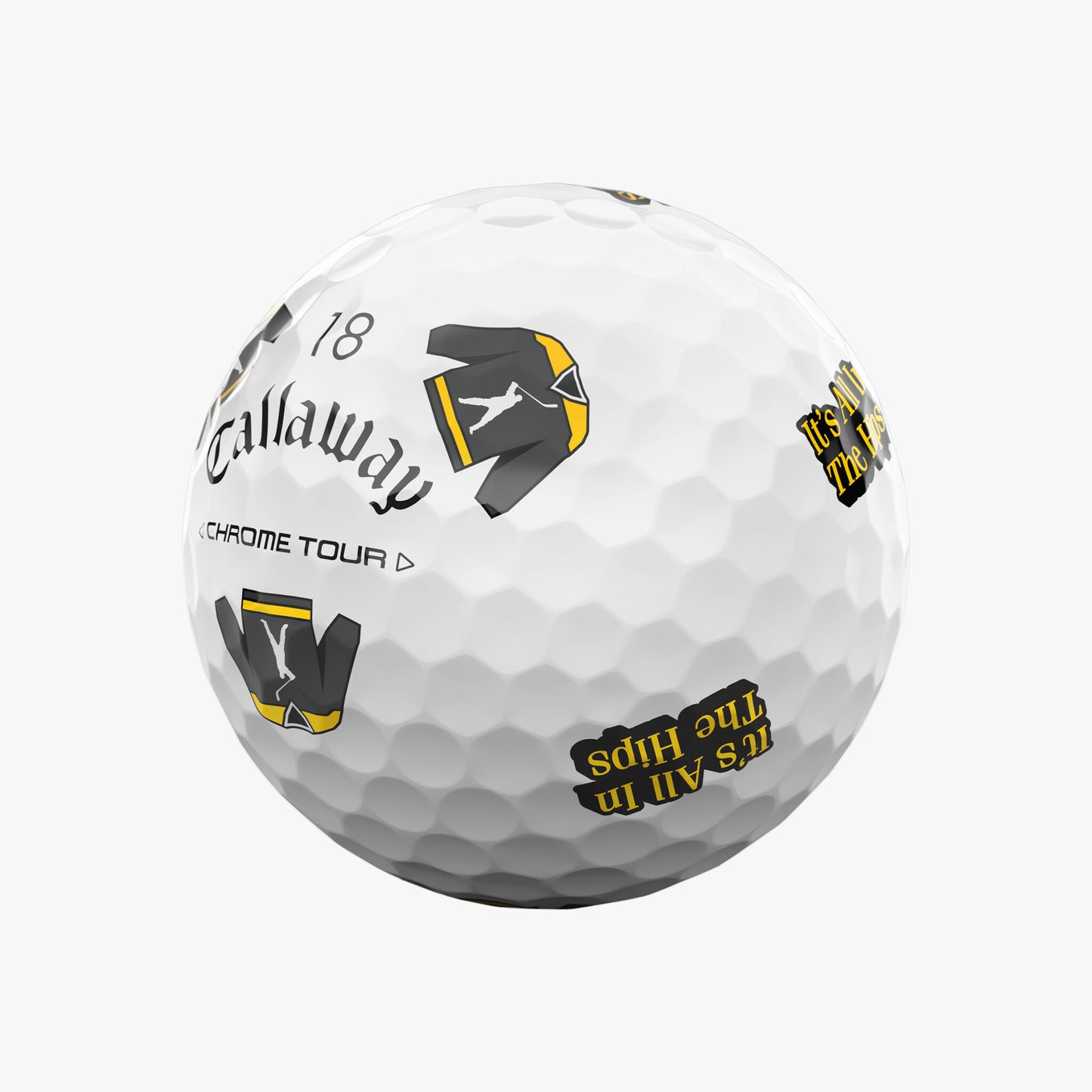 Callaway Chrome Tour Happy Gilmore 2 “It's All In The Hips” Golf Balls (1 Dozen)