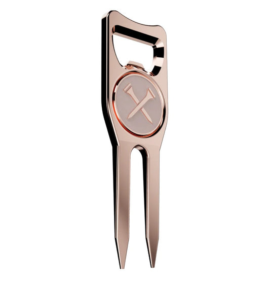 Blue Tees 6-In-1 Divot Tool Rose Gold