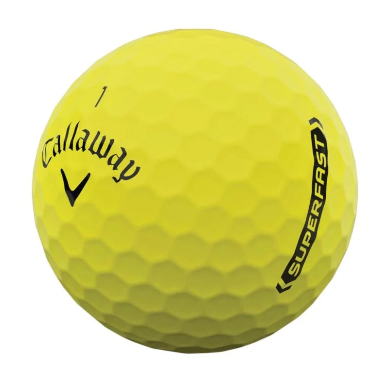 Callaway SuperFast Bold Yellow Golf Balls 2025 (15 Pack)