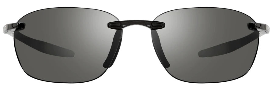 Revo Descend Fold Sunglasses Black Frame Graphite Lens