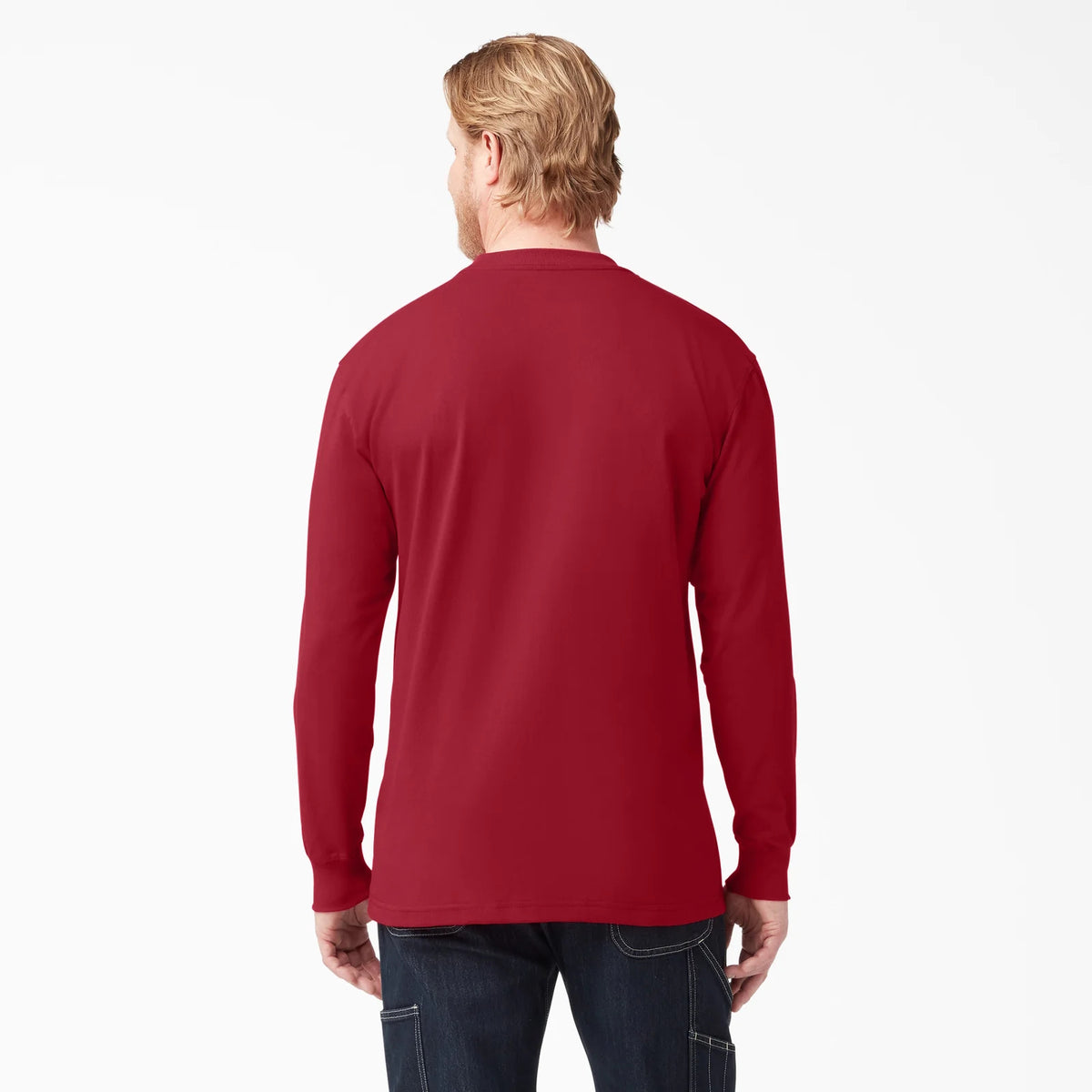 Dickies Men's Heavyweight Long Sleeve Pocket Tee Relaxed T-Shirt