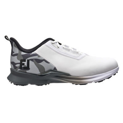 FootJoy Men's FJ Fuel Golf Shoe - 55394 White/Grey/Black (Previous Season Style)