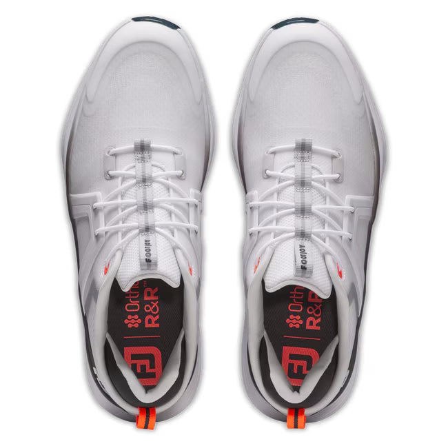 FootJoy Men's HyperFlex Golf Shoes - 55469 White/Grey (Previous Season Style)