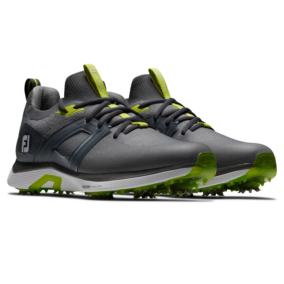 FootJoy '23 HyperFlex Golf Shoes Grey/Charcoal/Lime