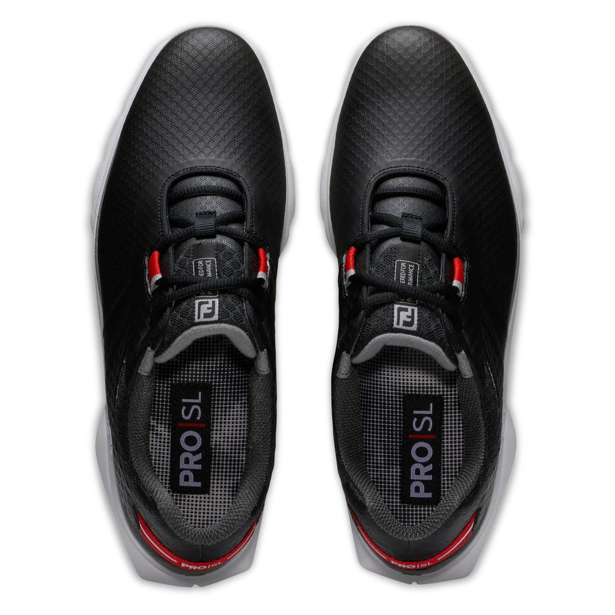 FootJoy Pro|SL Sport Golf Shoes 53860 Black/Red (Previous Season Style)