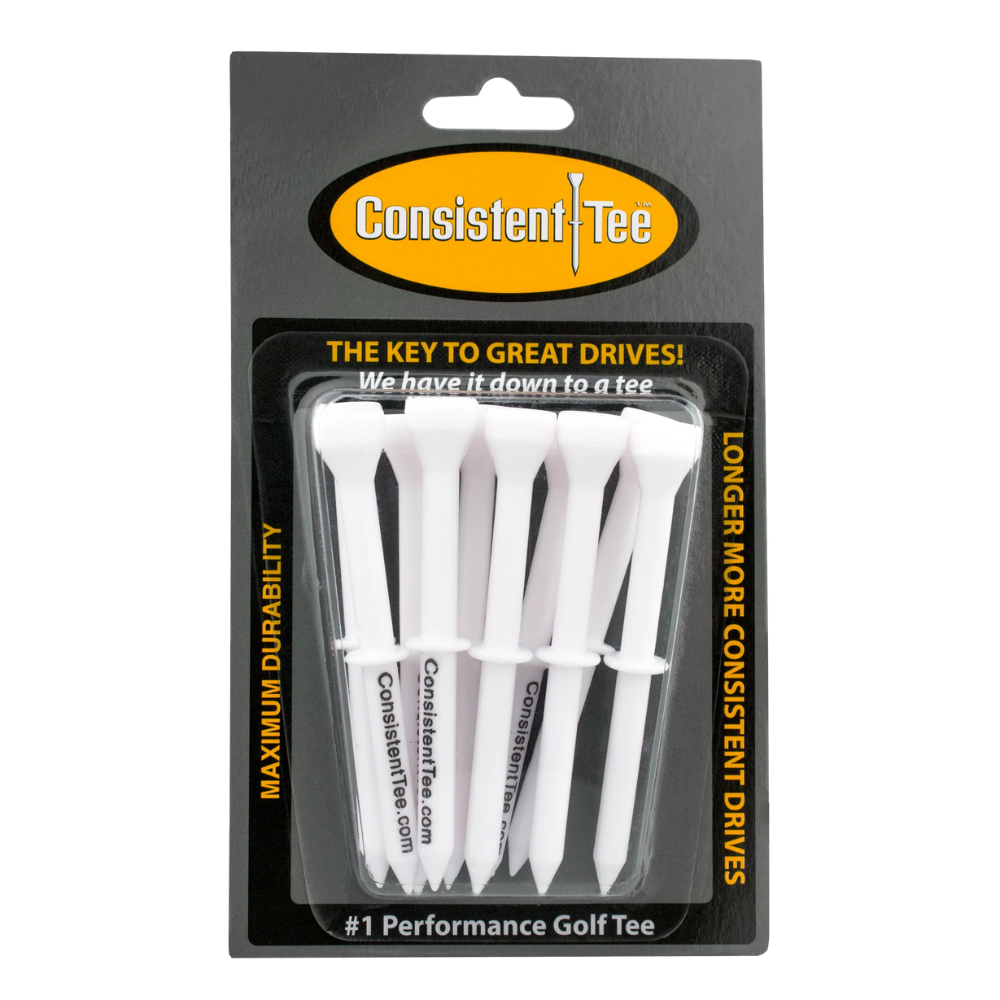 Consistent Tee White Blister 10ct Pack