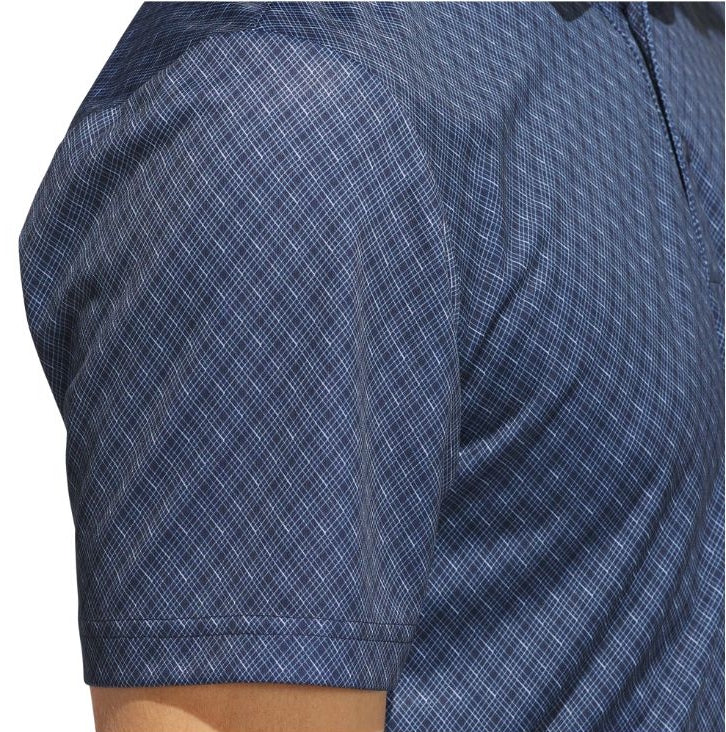 Adidas Men's Allover Print Polo Golf Shirt