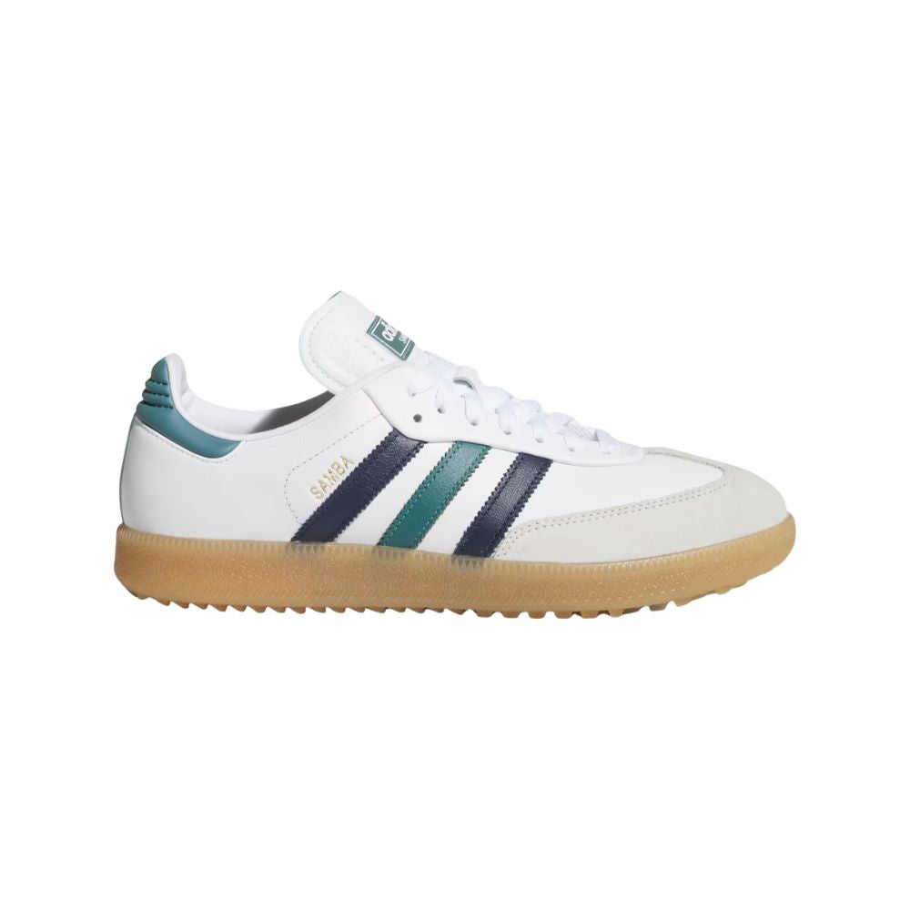 Adidas Men's Samba Golf Shoes - JS5028 - Cloud White/Night Indigo/Preloved Teal