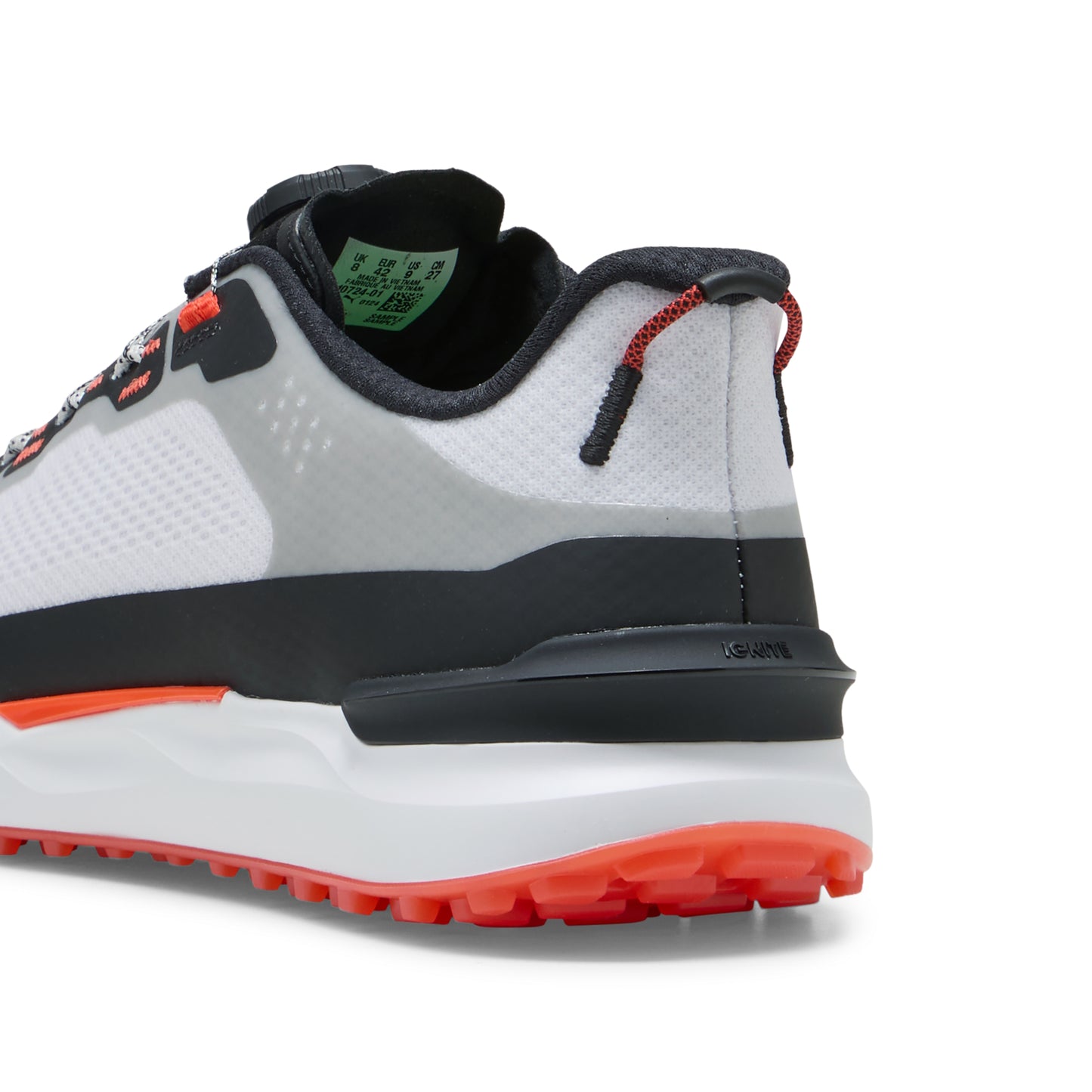 Puma Men's Ignite Elevate 2 Disc Spikeless Golf Shoes - Puma White/Puma Black