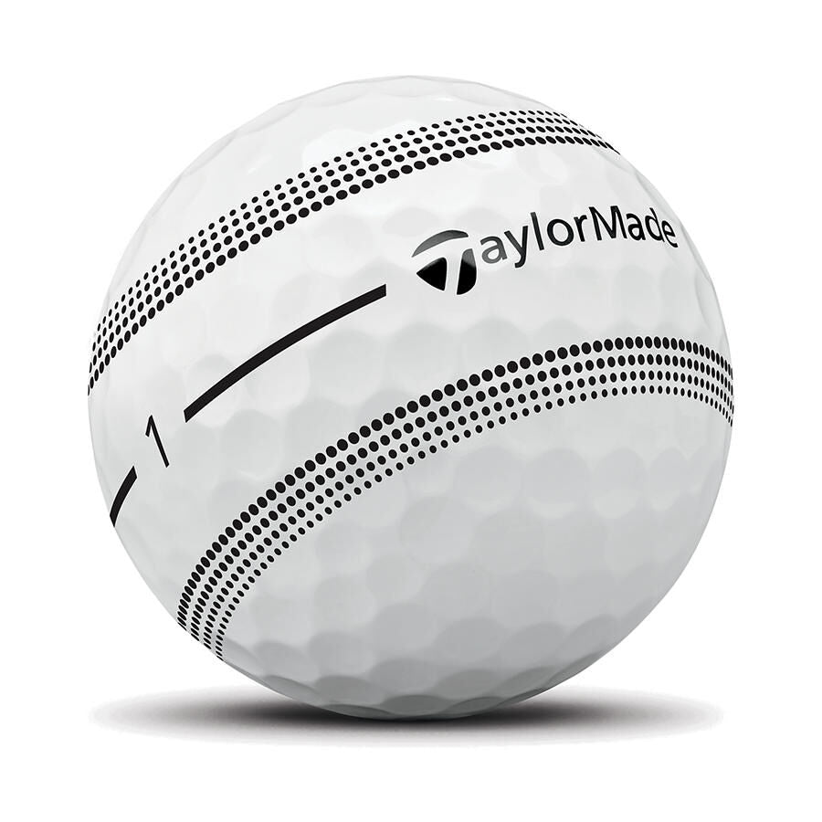 TaylorMade 2026 Tour Response Clear Stripe Golf Balls - 1 Dozen