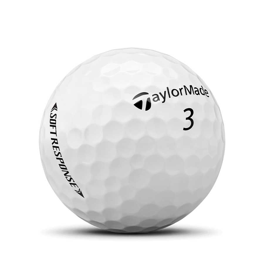 Taylormade Soft Response White Golf Balls 1 Dozen - 2022