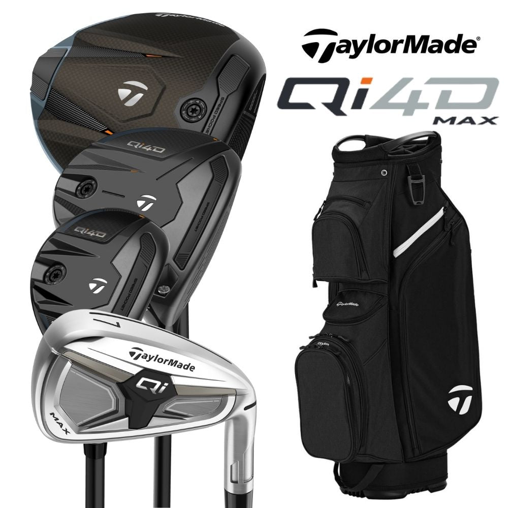 Taylormade Mens Qi4D Max Complete Golf Set – GolfDirectNow.com