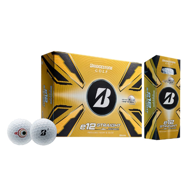 Bridgestone 2025 e12 Straight Golf Balls White - 1 Dozen