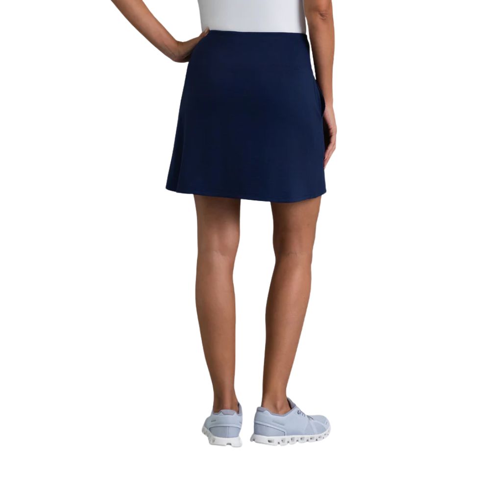 IBKUL Womens Solid A-Line Skort - 44000 - 17.5" Length