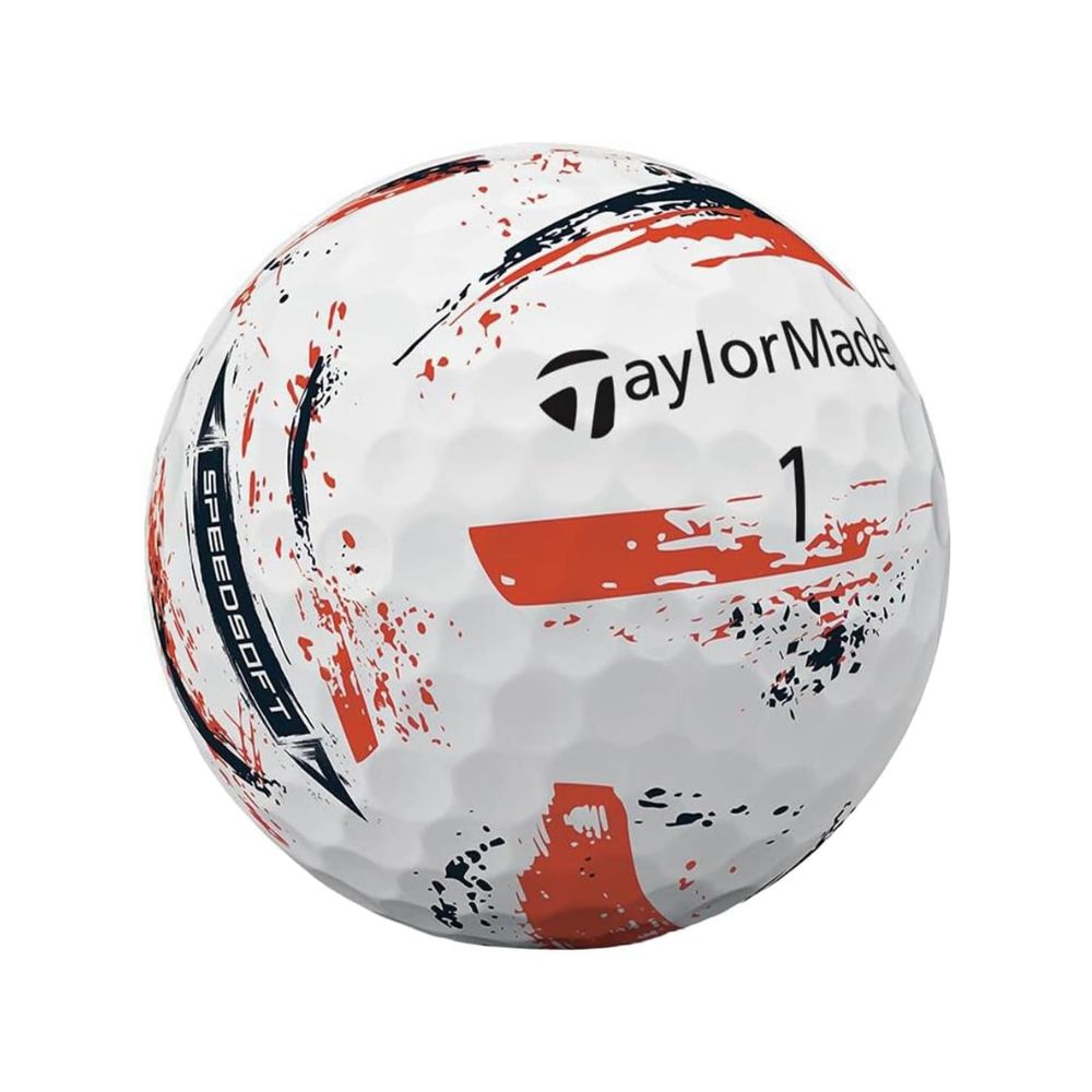 TaylorMade SpeedSoft Ink Chicago Bears Golf Balls (1 Dozen)