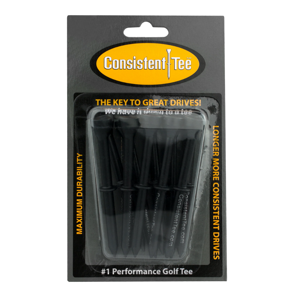 Consistent Tee Black Blister 10ct Pack