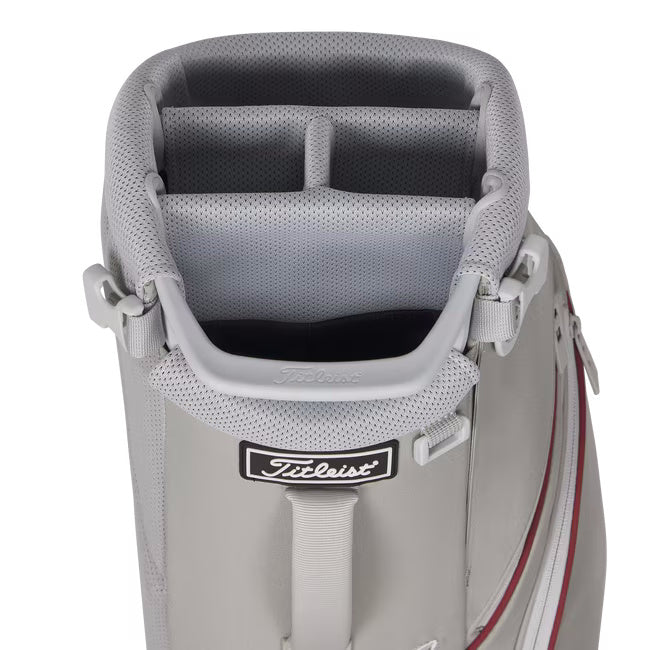 Titleist Players S4 Stand Golf Bag 2026 - Gray/Crimson/Marble - Open Box