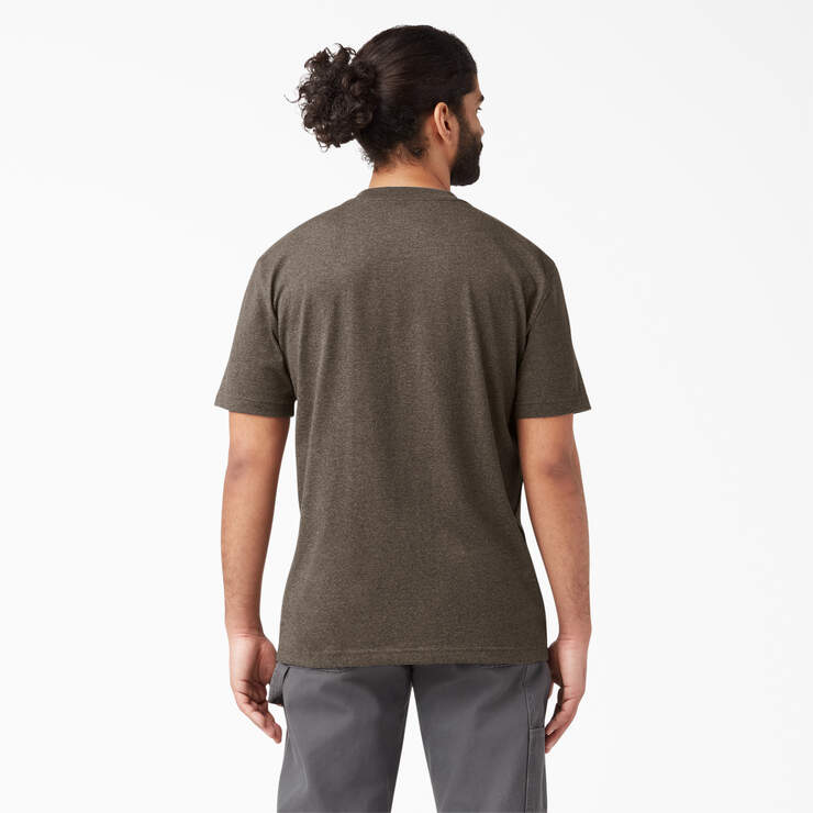 Dickies Men's Heavyweight Heathered Short Sleeve Pocket Tee Relaxed T-Shirt