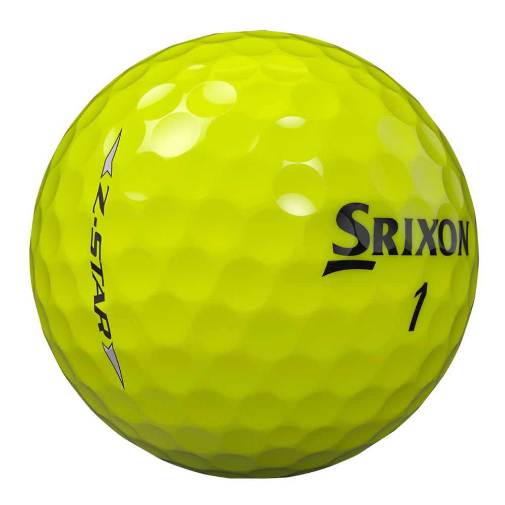 Srixon 2026 Z-Star 9 Tour Yellow Golf Balls - 2 Dozen