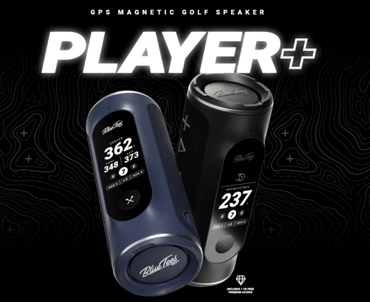 Blue Tees Player+ GPS Golf Speaker at Golf Direct Now