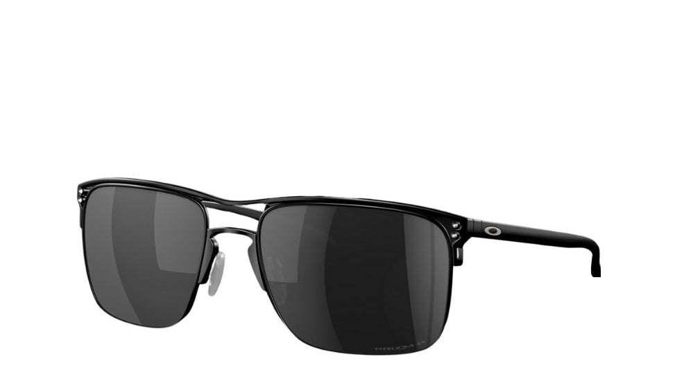 Oakley Holbrook Ti Sunglasses Satin Black Frame Prizm Black Polarized Lens