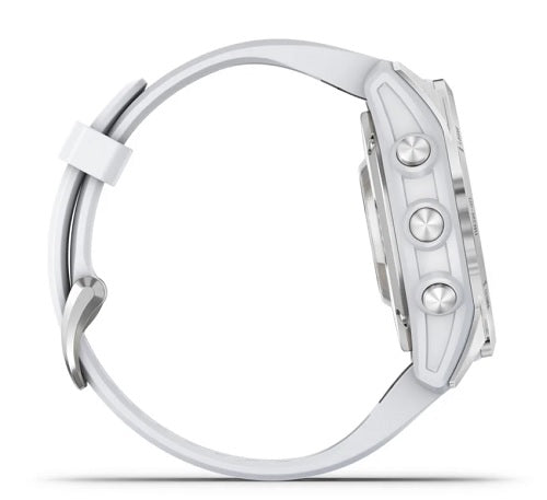 Garmin Epix Pro (Gen 2) Active Smartwatch 42mm Silver w/Whitestone Band (Open Box)