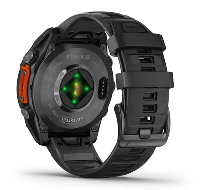 Garmin fenix 8 GPS Watch 47 mm Slate Gray with Black Silicone Band