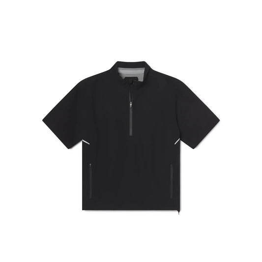 Sun Mountain Men's Stratus Short-Sleeve Quarter-Zip Rain Jacket