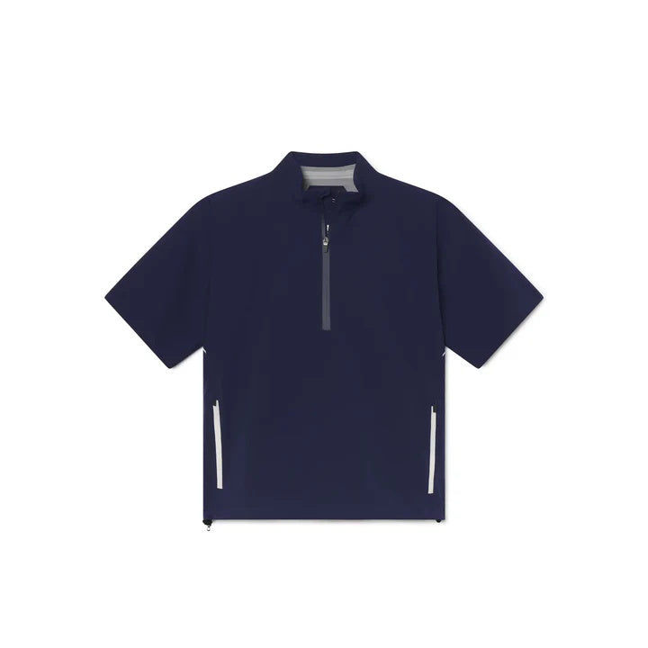 Sun Mountain Men's Stratus Short-Sleeve Quarter-Zip Rain Jacket