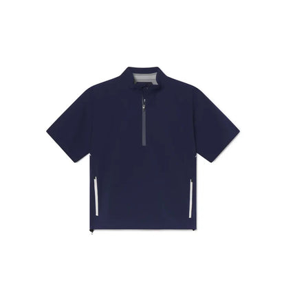 Sun Mountain Men's Stratus Short-Sleeve Quarter-Zip Rain Jacket
