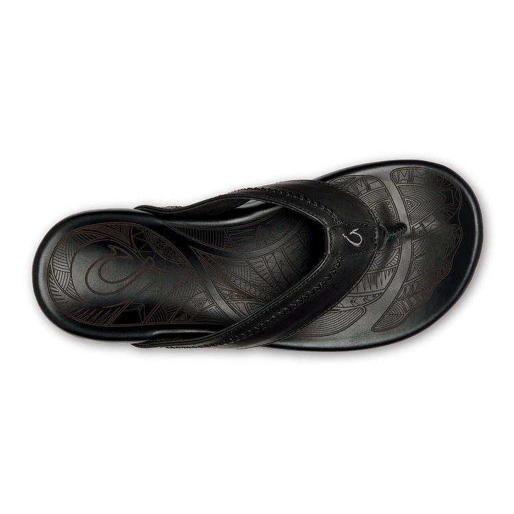 Olukai Men's Hiapo Leather Beach Sandals