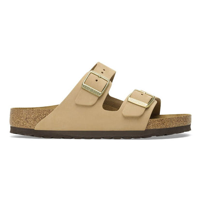 Birkenstock Arizona Soft Footbed Nubuck Leather Sandals