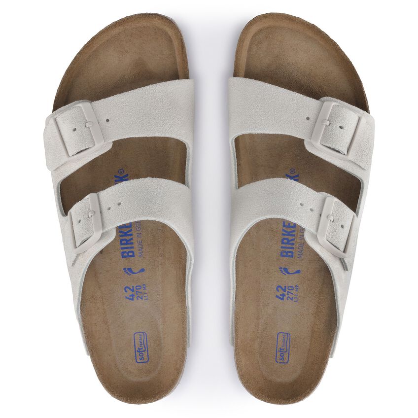 Birkenstock Arizona Soft Footbed Suede Leather Sandals