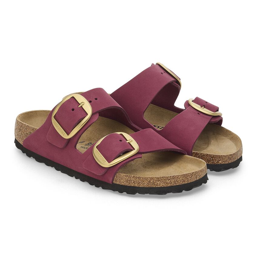 Birkenstock Arizona Big Buckle Nubuck Leather Sandal